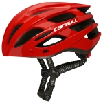 Casco cairbull spark rojo c/luz