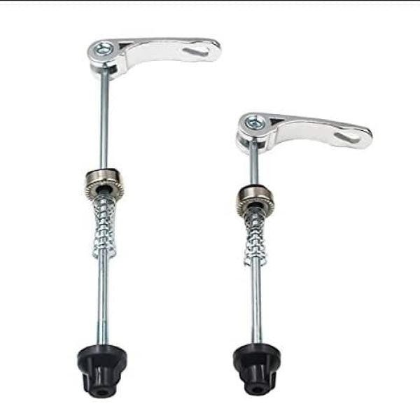 Cierre rapido aluminio plateado