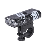 Luz led usb 600 lm negro c/blanco