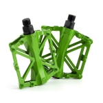 Pedal aluminio verde