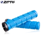 Puño de goma azul c/lock on