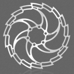 Rotor 160mm diseño puntas