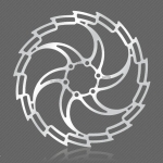 Rotor 180mm diseño puntas