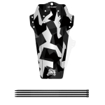 Tapabarros enlee diseño camuflaje b/n