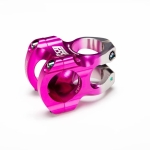 Tee aluminio cnc 35mm rosa c/plateado