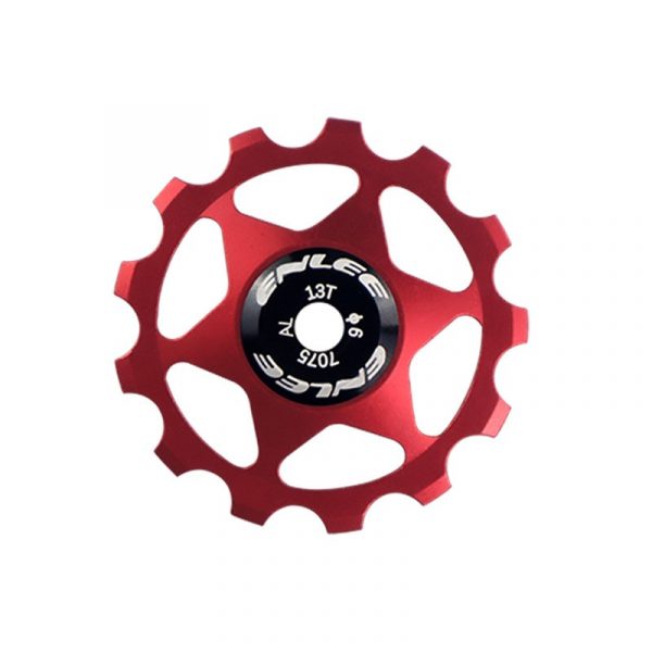 Roldana enlee aluminio roja 13t