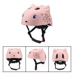 Casco para niños c/orejas rosa claro xs