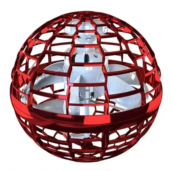 Pelota voladora recargable flying spinner roja
