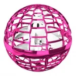 Pelota voladora recargable flying spinner rosa