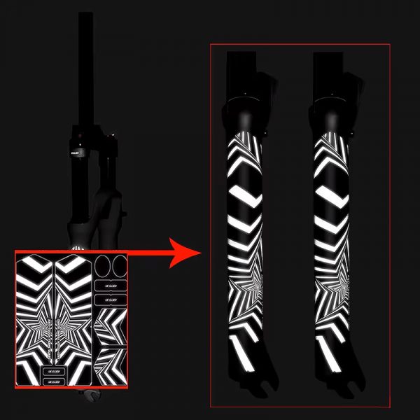 Protector de horquilla enlee estrella reflector