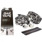 Cinta para manillar goma blanco c/negro