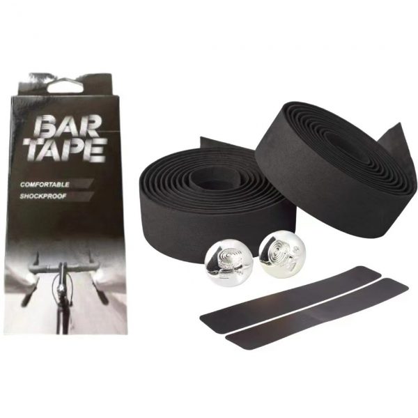 Cinta para manillar goma negro opaco