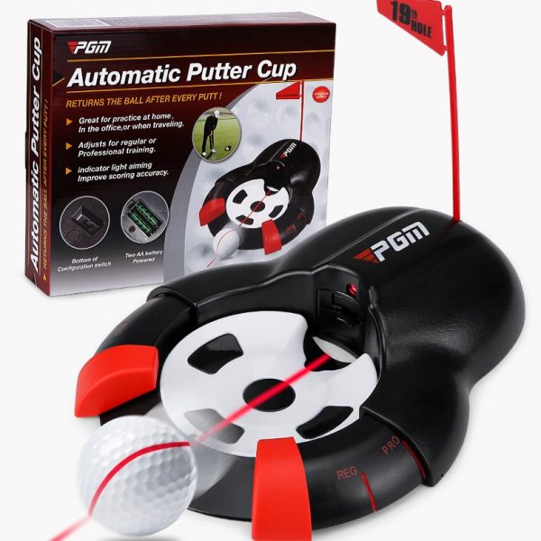 Hoyo practica putter automatica con guia laser