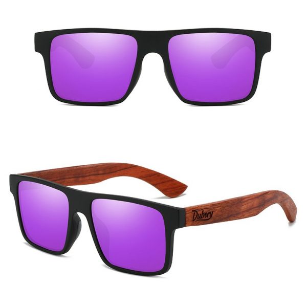 Lentes de sol polarizadas mica morada