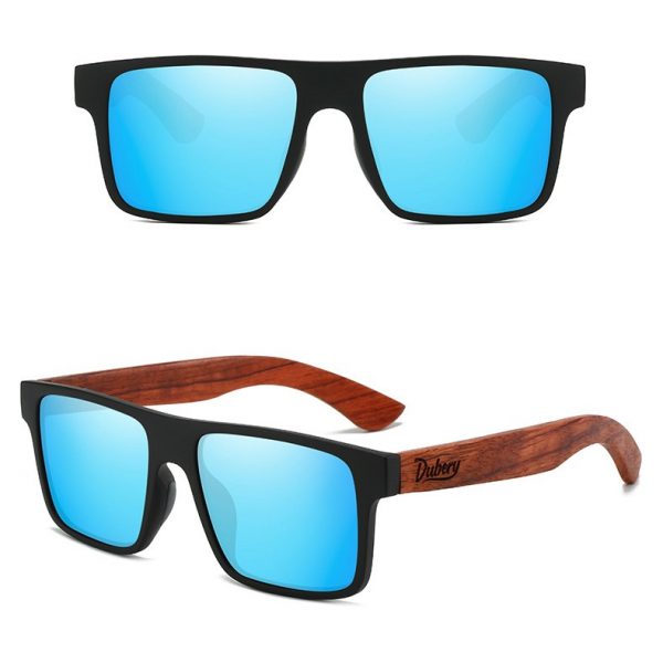 Lentes de sol polarizadas mica azul