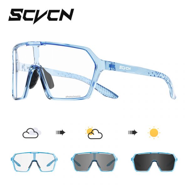 Lentes fotocromaticos marco celeste