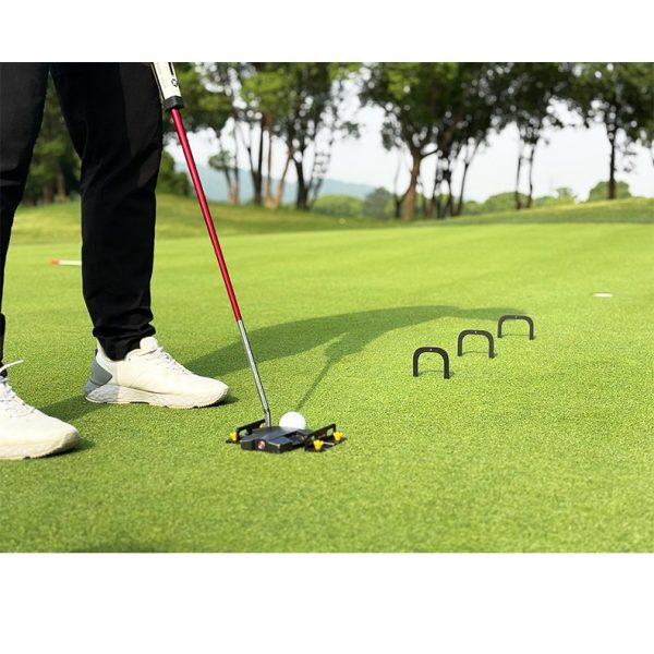 Arcos para practica putter en green de golf