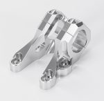 Tee integrada semat 35mm p/manillar 31.8 plateada - Imagen 2