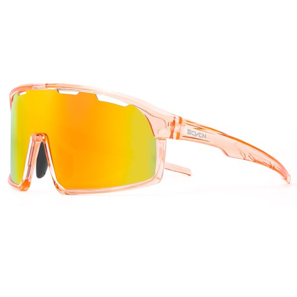 Lentes de sol mica naranja marco naranjo ahumado