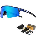 Lentes polarizados marco azul/negro mica azul