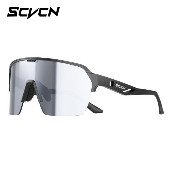 Lentes de sol marco negro mica gris