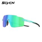 Lentes de sol micas al aire verde/azuladas