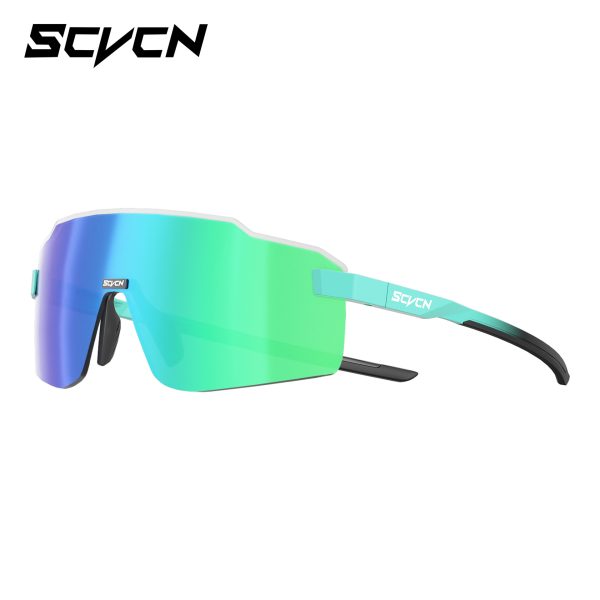 Lentes de sol micas al aire verde/azuladas