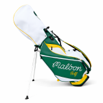 Bolso de golf malbon verde / blanco / amarillo - Imagen 2