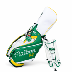 Bolso de golf malbon verde / blanco / amarillo - Imagen 6