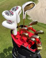 Bolso de golf pgm silencioso con fijador de palos - Imagen 6