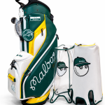 Bolso de golf malbon verde / blanco / amarillo