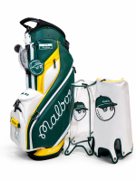 Bolso de golf malbon verde / blanco / amarillo