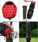 Bolso de golf pgm silencioso con fijador de palos