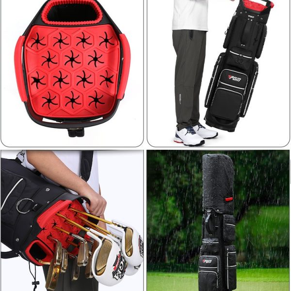 Bolso de golf pgm silencioso con fijador de palos