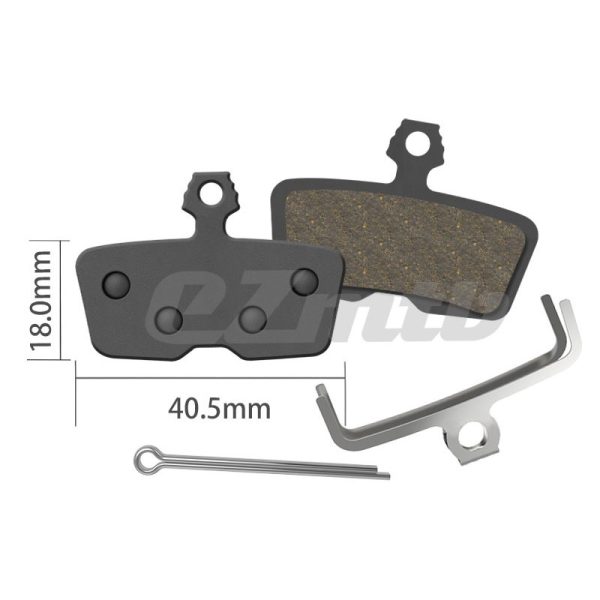 Pastillas de freno ezmtb sram code semi metalicas