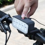 Luz led usb delantera 2800lm 4000 mah con bocina - Imagen 4