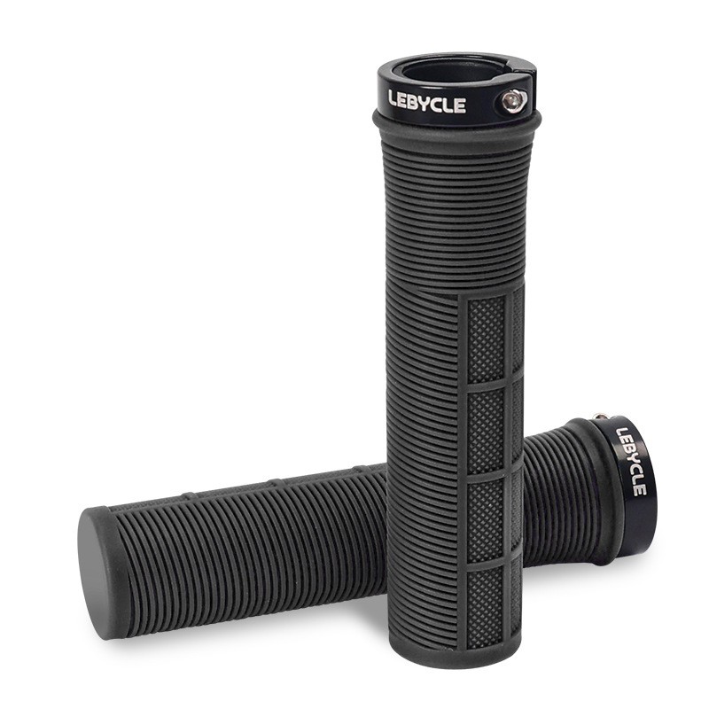 puno-de-goma-lebycle-c-lock-on-negro Puño de goma lebycle c/lock on negro - Imagen 1